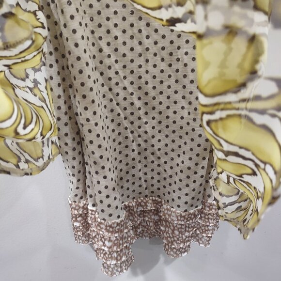 ANACDesigns by Kimi Kim Boho Sleeveless Layered Top Size Medium - Picture 7 of 7